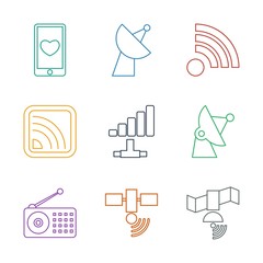 Aufkleber - wireless icons