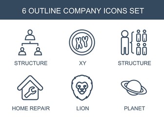 Poster - 6 company icons