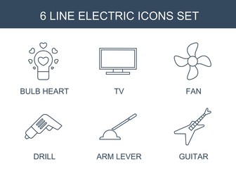 Poster - electric icons