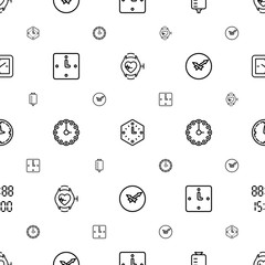 Poster - counter icons pattern seamless white background