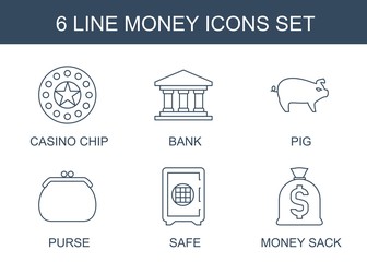 Poster - 6 money icons