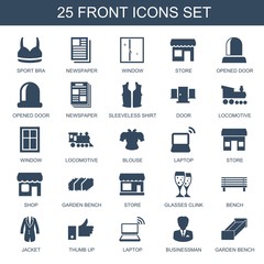 Sticker - front icons