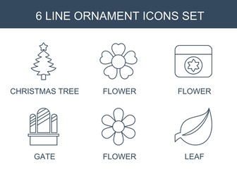 Poster - ornament icons
