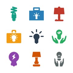 Poster - illumination icons