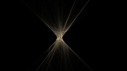 Aufkleber - Fantasy chaotic colorful fractal pattern. Abstract fractal shapes. 3D rendering illustration background or wallpaper