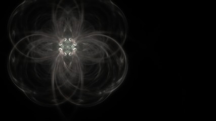 Aufkleber - Fantasy chaotic colorful fractal pattern. Abstract fractal shapes. 3D rendering illustration background or wallpaper