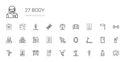 Sticker - body icons set