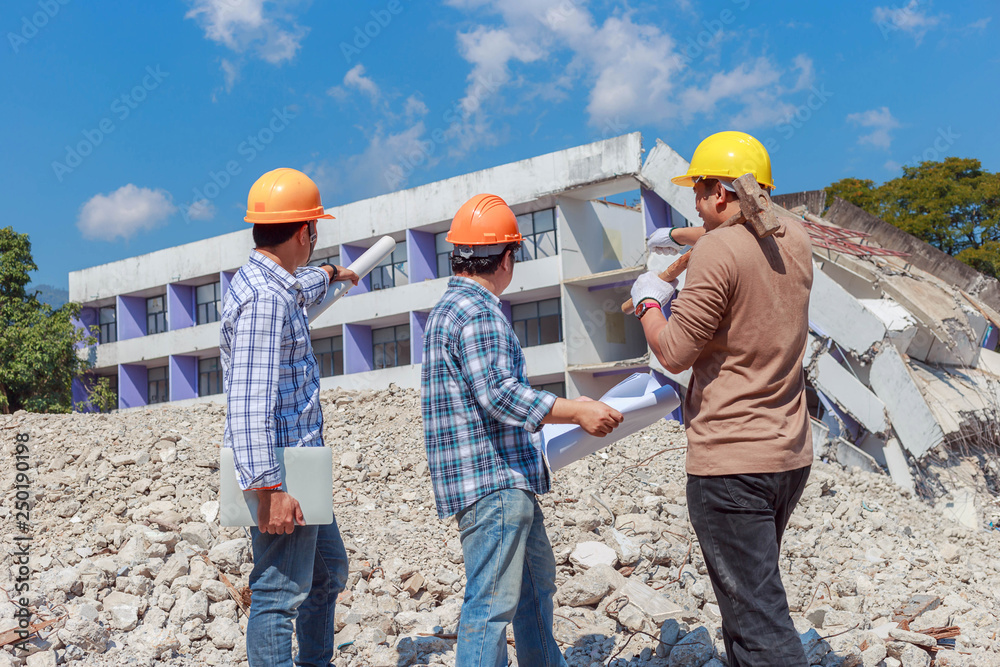 Engineer Ripping Up Engineer controls the work, smashing the building to create a new ...