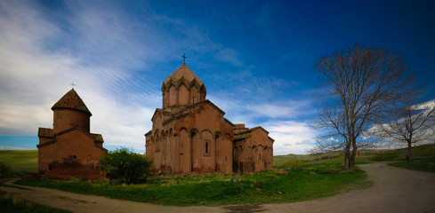 Wall Mural - Exterior view to Marmashen Church at Shirak, Armenia