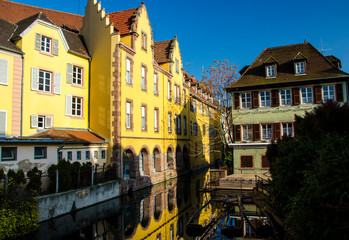 Romantic walk in Colmar, Alsace, France