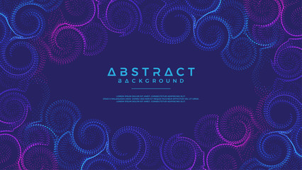 Poster - Dynamic abstract liquid flow particles background. Shining abstract particle flow background. Eps10 Vector background.