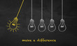 Light Bulbs - Make a Difference
