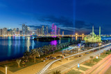 Fototapeta Na sufit - Beautiful Night View of Sharjah Lagoon