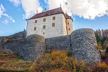 Castle in Valangin (Chateau de Vallangin), Switzerland