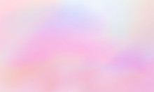Rainbow Princess Background, Soft Pink Dawn Made In Realistic Style With Clipping Mask. Fantasy Unicorn Sky Pearlescent Backdrop. Cute Unusual Holographic Wallpaper.