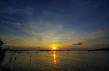 Wall Mural - beautyful sky on twilight time