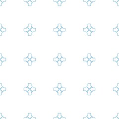 Aufkleber - move icon pattern seamless white background