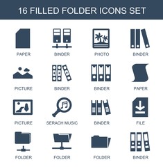 Poster - folder icons