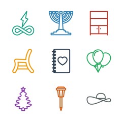 Poster - 9 decoration icons