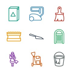 Sticker - 9 housework icons