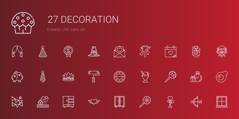 Sticker - decoration icons set