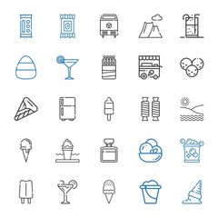 Sticker - ice icons set