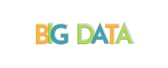 Poster - Big data word concept