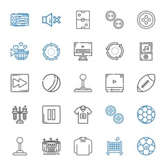 Sticker - player icons set