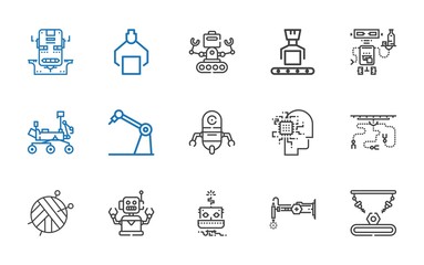 Sticker - future icons set