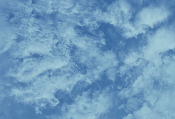 dramatic clouds before the stormy