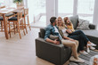 © Yakobchuk Olena - Happy family spending time together at home