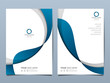 © Mlap Studio - Blue corporate identity cover business vector design, Flyer brochure advertising abstract background, Leaflet Modern poster magazine layout template, Annual report for presentation.