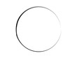 Grunge circle.Grunge oval shape.Grunge ink circle.Grunge brush made circle.