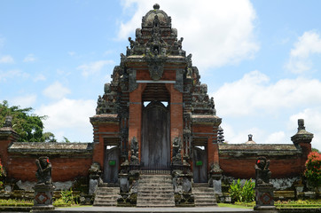 Poster - The gate of Pura Taman Ayun Temple in Bali