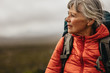 © Jacob Lund - Close up of a senior woman hiking