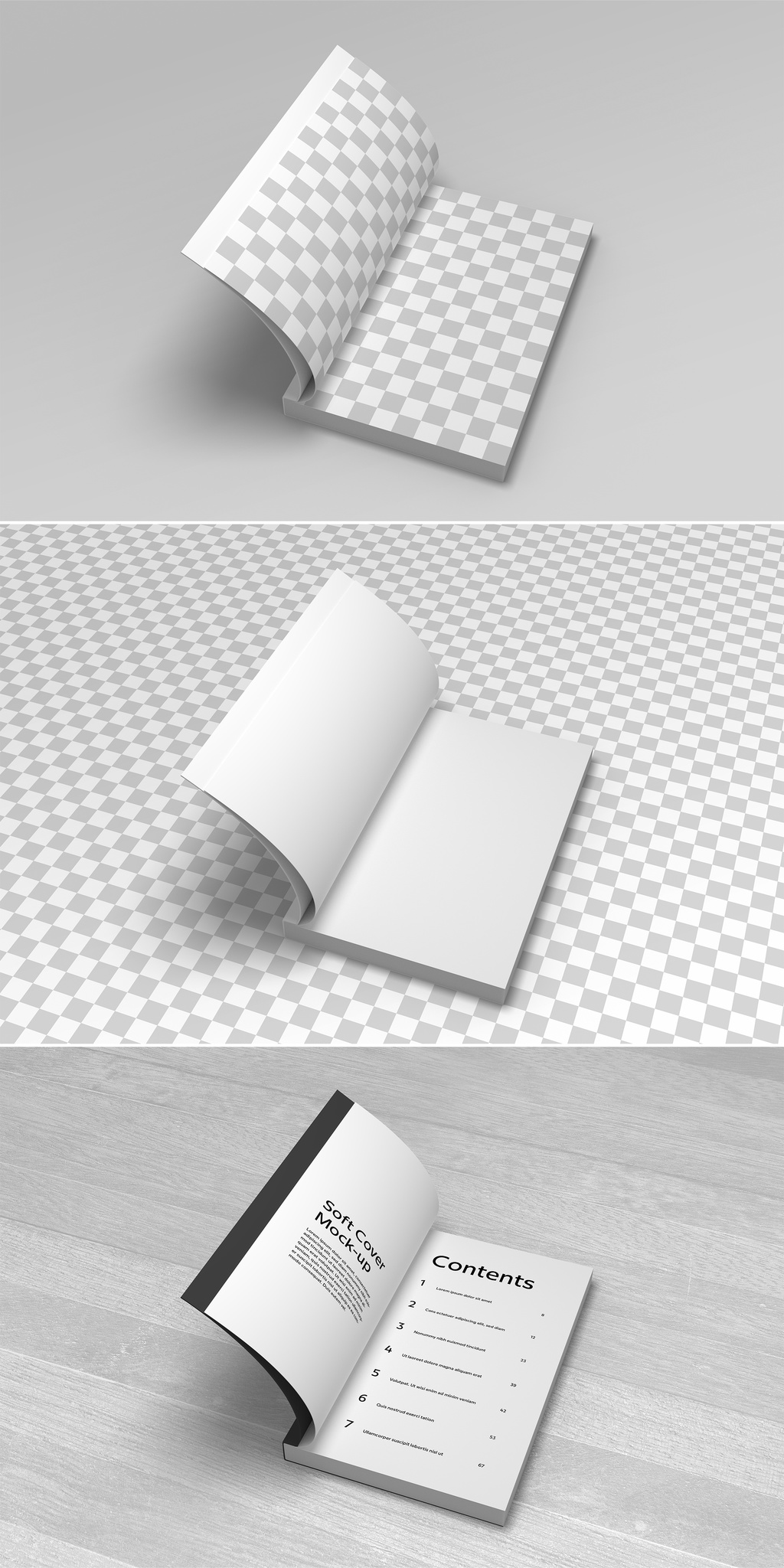 Soft Cover Book Mockup Stock テンプレート Adobe Stock