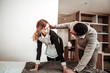 © zinkevych - Client of hotel starting sexual harassment of young maid