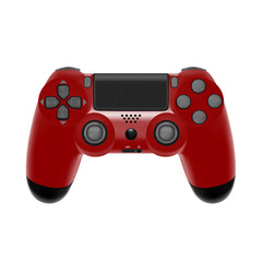 Sticker - Game joystick in vector.Gamepad for the game console in vector.