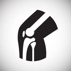 Leinwandbilder - Bones icon icon on white background for graphic and web design, Modern simple vector sign. Internet concept. Trendy symbol for website design web button or mobile app