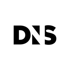 Wall Mural - letter d n and s vector logo
