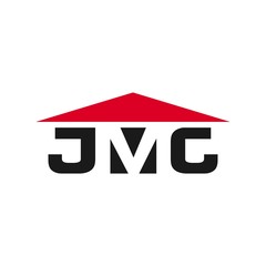 Wall Mural - letter j m and c vector logo
