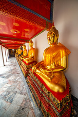 Buddha Statue in Wat Pho Buddhist Temple, Bangkok, Thailand