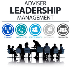 Wall Mural - Adviser Leadership Management Director Responsibility Concept