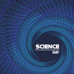 Science Day modern concept background