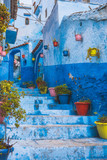 Fototapeta Na drzwi - Beautiful blue medina of Chefchaouen city in Morocco, Africa.