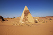 Meroe Necropolis Sudan Nubia Pharaoh pyramid Desert sand dune