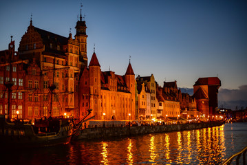 Gdansk at night