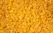Shell Macaroni Pasta Background Pattern