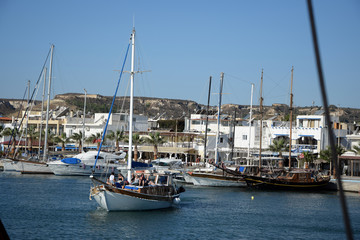 Poster - Hafen von Kadarmena auf Kos