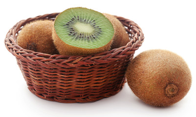 Canvas Print - Kiwi fruits in a basket